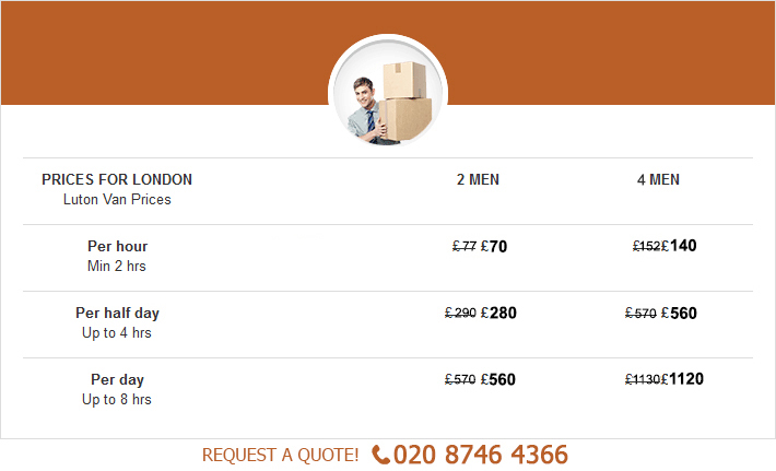  Van Hire Prices 